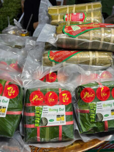 Những chiếc bánh chưng được khách hàng đặt mua 